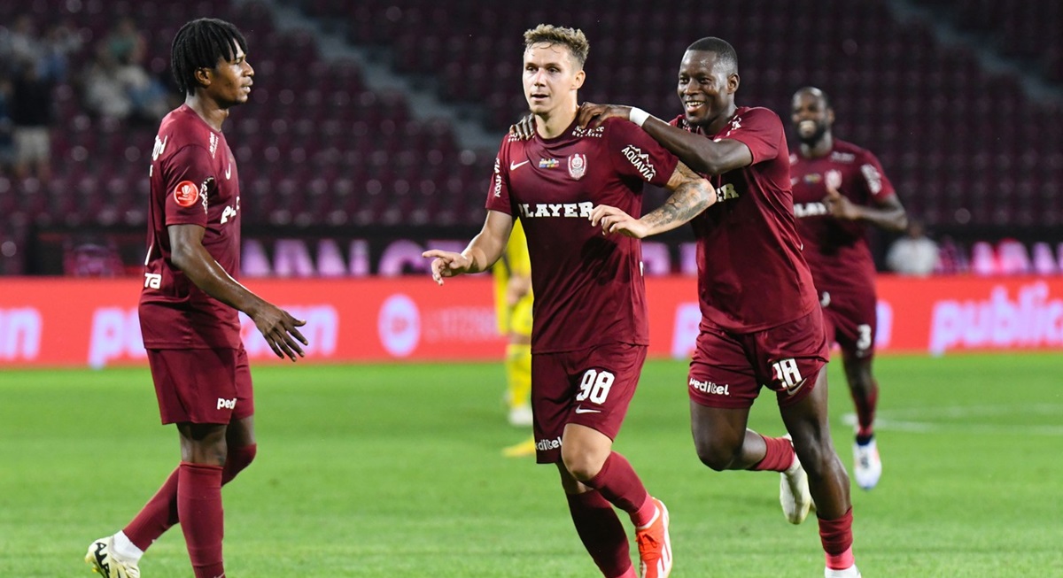 CFR Cluj – Poli Iaşi 2-1. Victorie dramatică pentru echipa lui Dan Petrescu. Louis Munteanu, decisiv