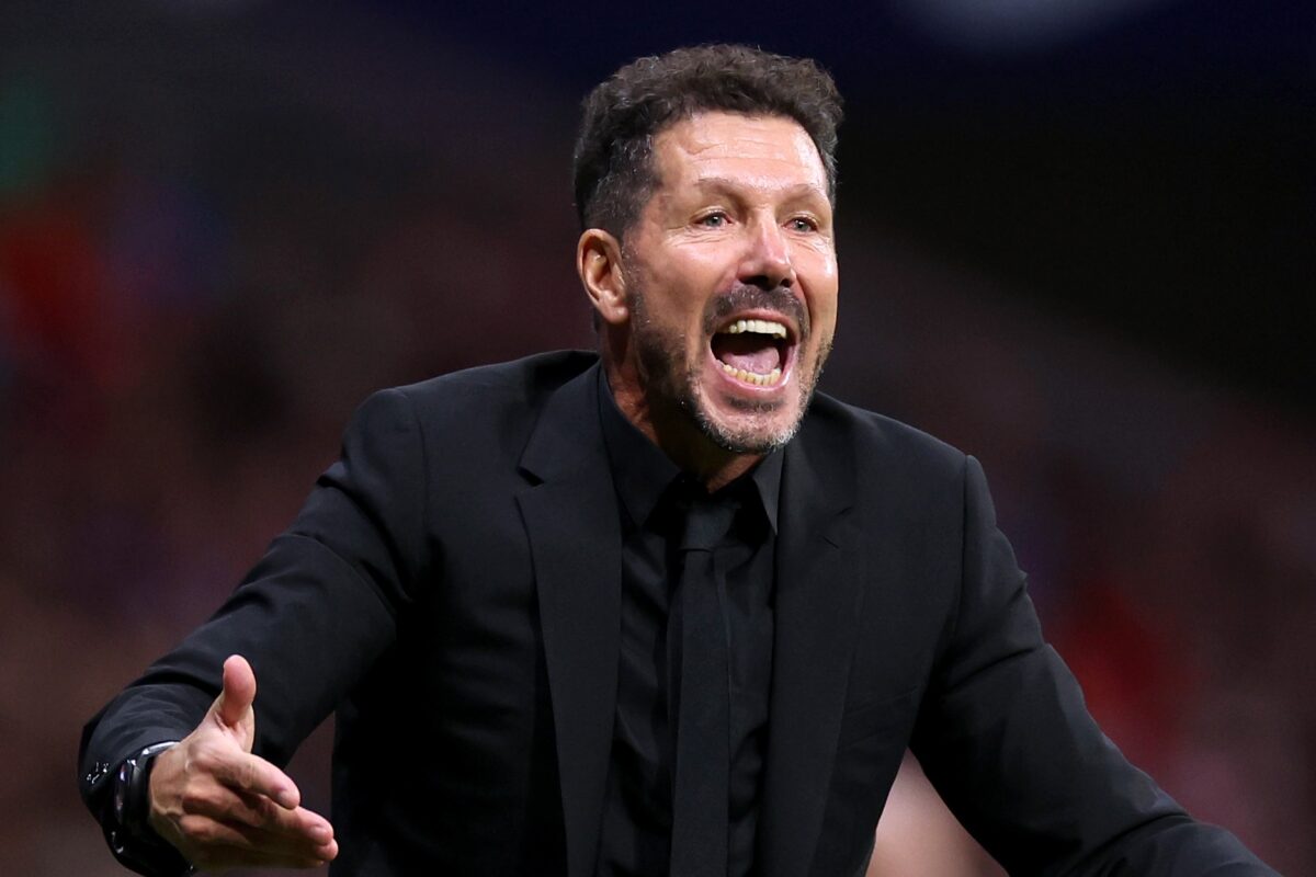 Diego Simeone l-a criticat pe Thibaut Courtois, după incidentele de la Atletico - Real Madrid 1-1