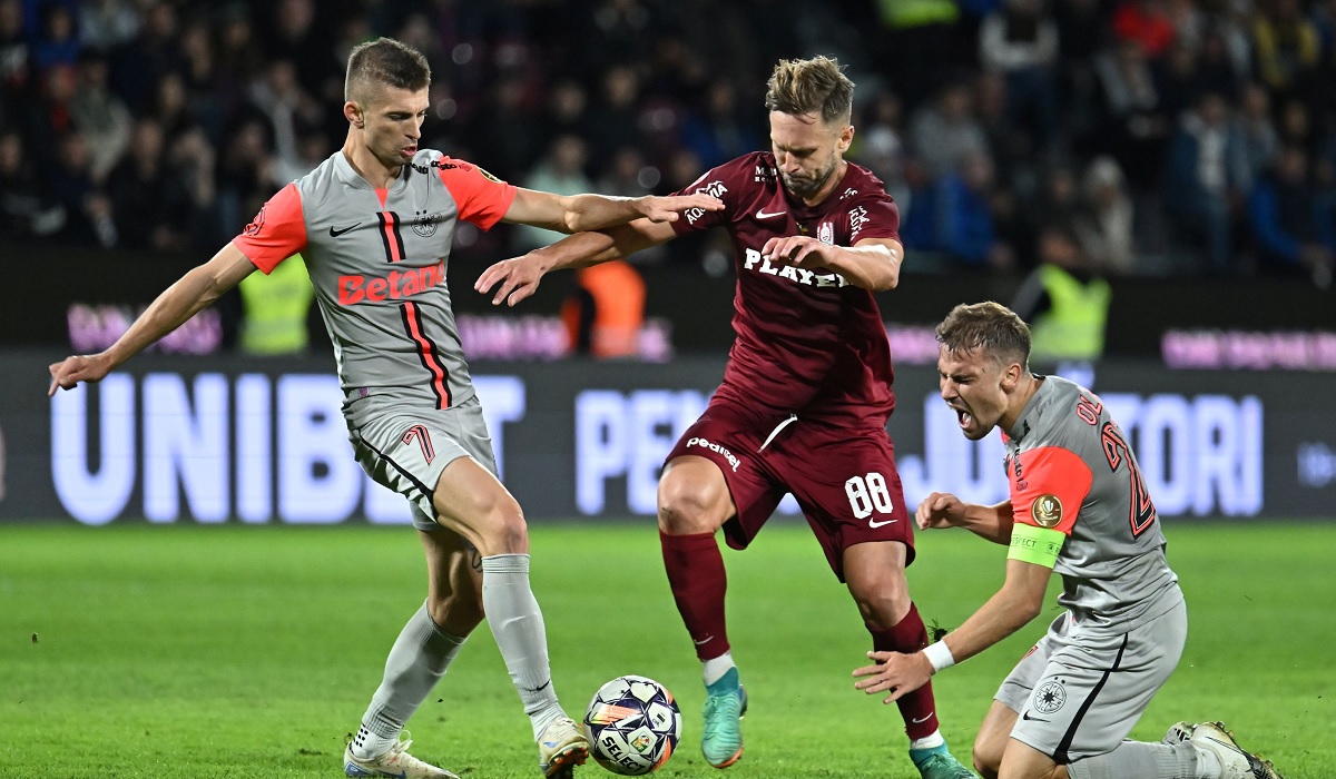 CFR Cluj – FCSB 2-2. Campioana României a obţinut un egal după ce a revenit de la 0-2! Final nebun în Gruia