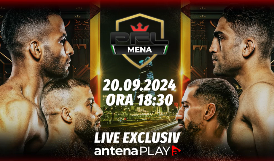 Gala PFL Mena 3 a fost LIVE VIDEO în AntenaPLAY! Spectacol total la Riad