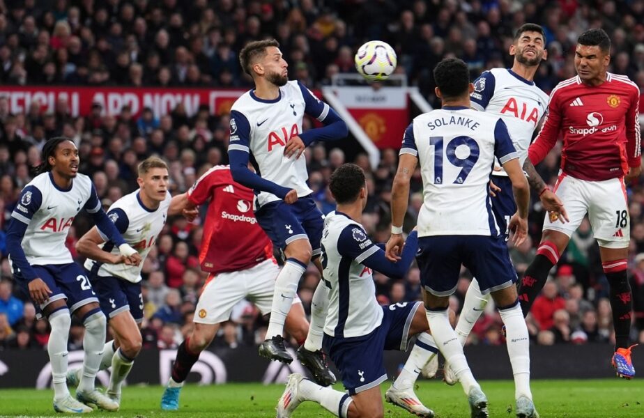 Manchester United – Tottenham 0-3! Echipa lui Ten Hag, umilită pe teren propriu. Vot de încredere pentru Radu Drăguşin