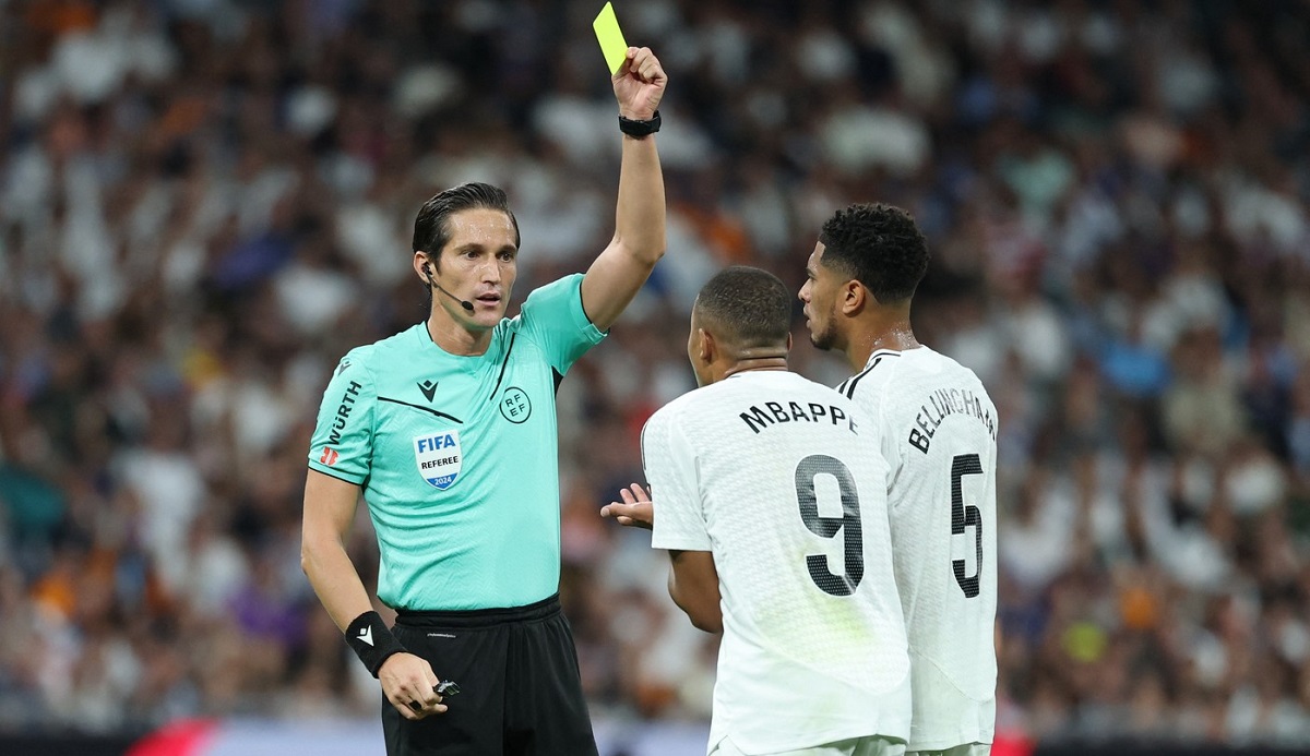 Kylian Mbappe și Jude Bellingham, scoși din minți de arbitru în Real Madrid – Espanyol 4-1. Ameninţările surprinse de camerele TV