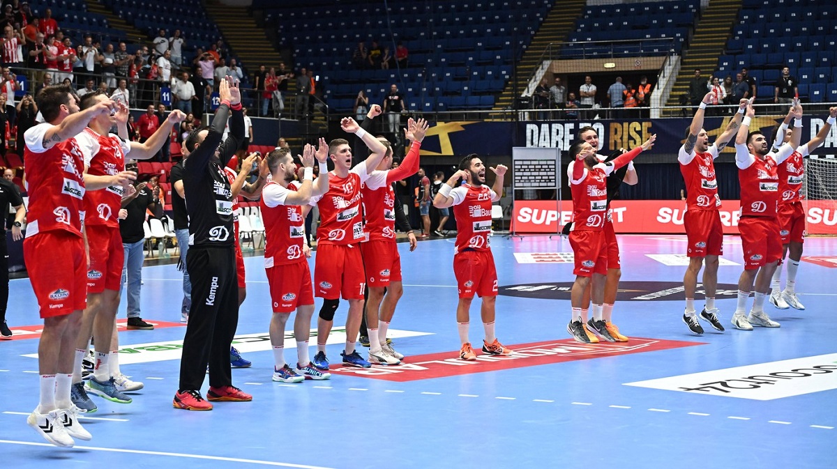 Dinamo – Pelister 34-25! „Dulăii” au dat recital şi au obţinut a treia victorie consecutivă în Liga Campionilor