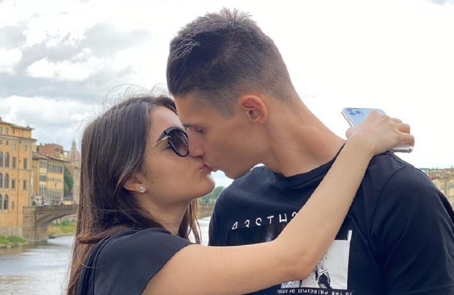 Cât de frumoasă este soţia lui Alex Dobre! Erika l-a dat peste cap pe noul star al Rapidului