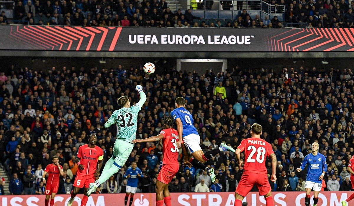 Cu cât au scăzut șansele FCSB-ului la calificarea în play-off-ul Europa League după 0-4 cu Rangers!