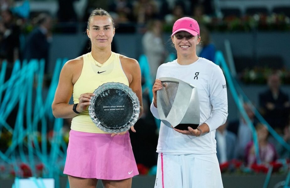 Aryna Sabalenka şi Iga Swiatek continuă lupta pentru locul 1 WTA! Toate scenariile de la Turneul Campioanelor