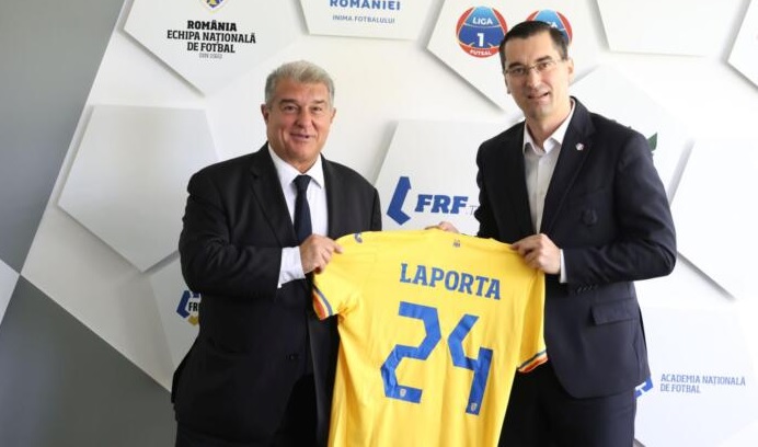 Răzvan Burleanu, întâlnire de gradul zero cu Joan Laporta