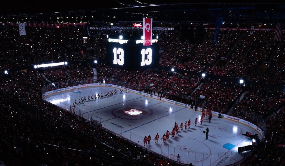 Calgary Flames nu l-a uitat pe Johnny Gaudreau! Momente emoţionante în memoria fostului număr 13