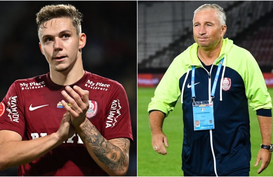 Dan Petrescu l-a comparat pe Louis Munteanu cu Lautaro Martinez şi e sigur: „Poate oricând să plece”. Ce reacţie a avut atacantul