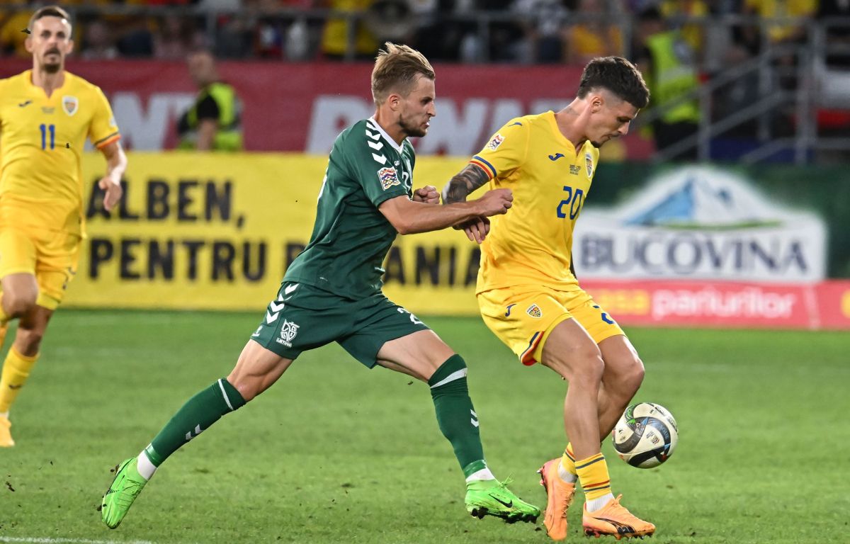 Lituania – România 1-1, pe Antena 1 şi în AntenaPLAY! Răzvan Marin a egalat din penalty, după ce lituanienii au deschis scorul