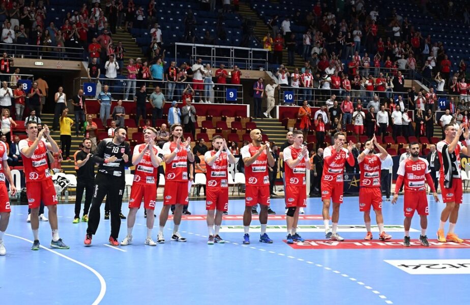 Înfrângere categorică pentru Dinamo, în Liga Campionilor! „Dulăii” nu au avut nicio şansă în faţa lui Veszprem