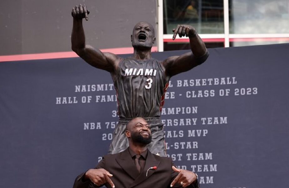 Miami Heat, statuie în onoarea legendarului Dwayne Wade: „N-aş fi putut scrie scenariul ăsta mai bine”