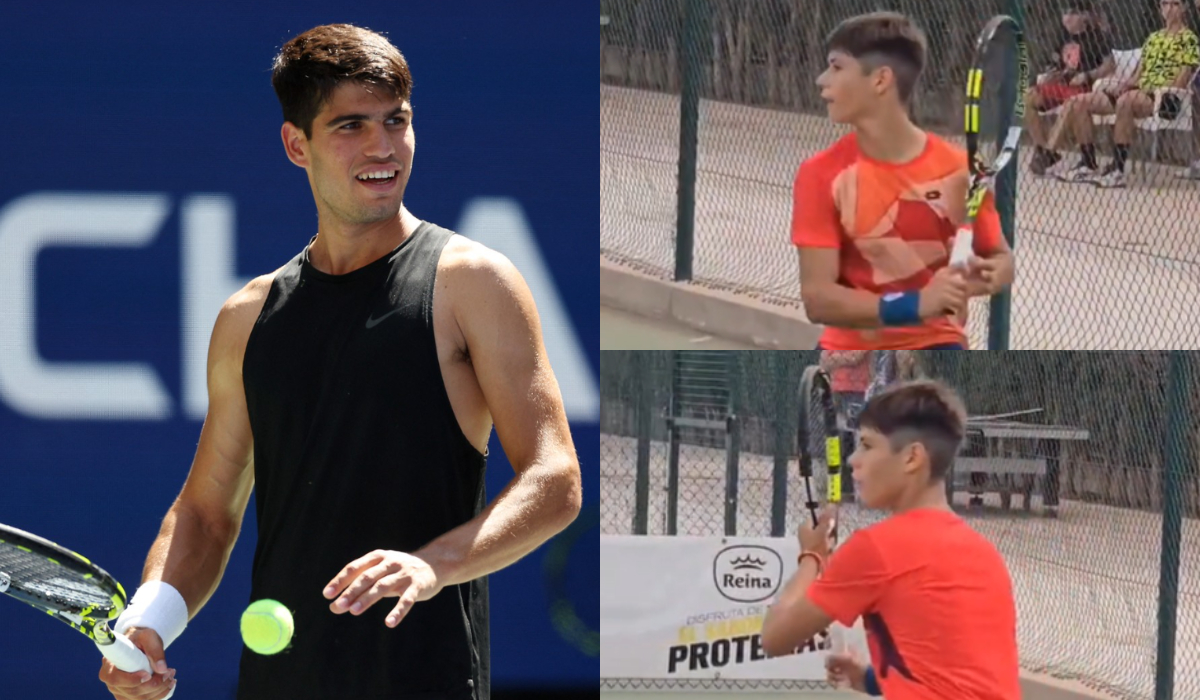 Fratele mai mic al lui Carlos Alcaraz imagini tari de pe terenul de tenis