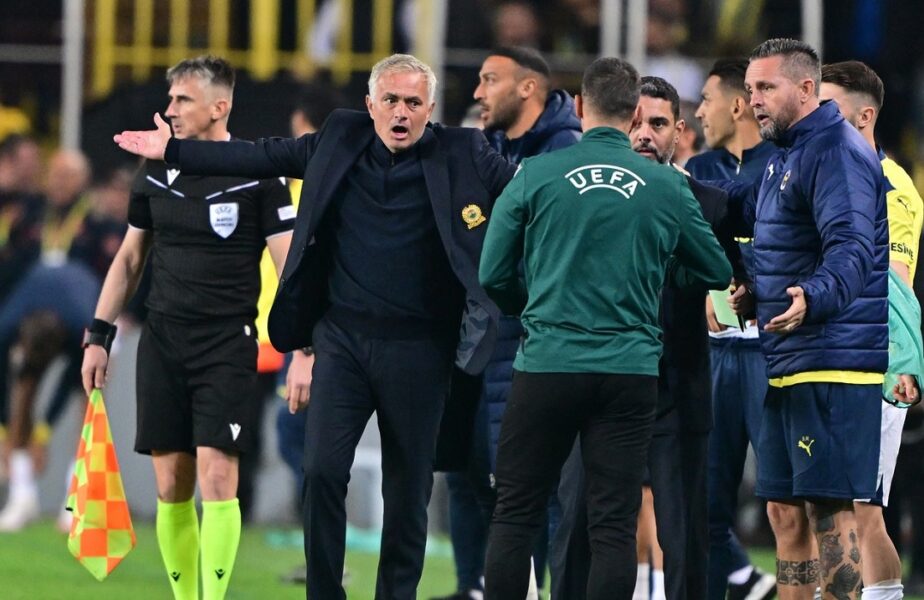 Jose Mourinho a fost eliminat în Fenerbahce – Manchester United! Faza care l-a scos din sărite pe portughez