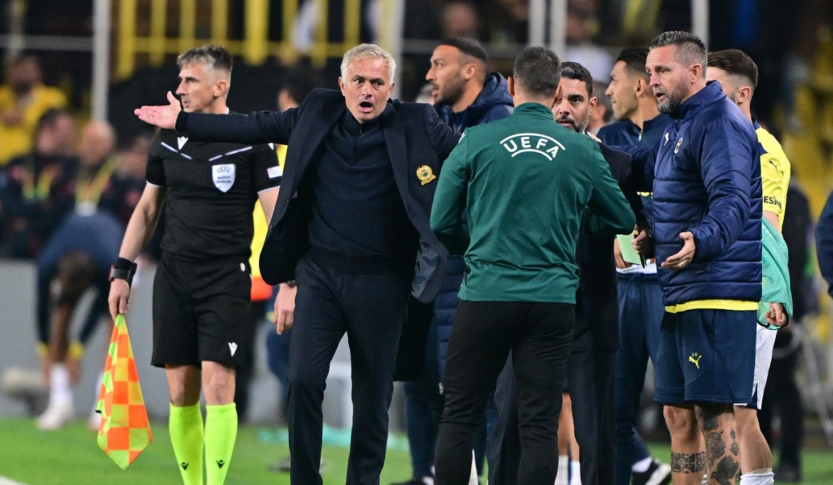 Jose Mourinho a fost eliminat în Fenerbahce – Manchester United! Faza care l-a scos din sărite pe portughez