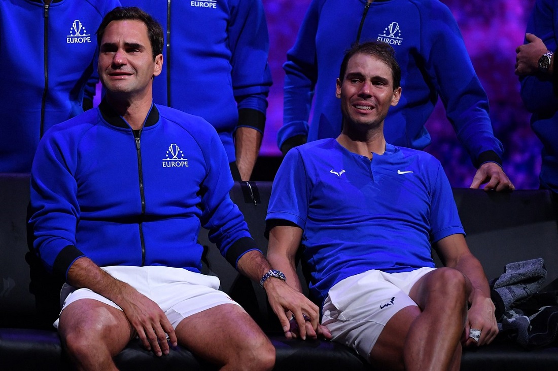 Reacţia emoţionantă a lui Roger Federer după anunţul retragerii, făcut de Rafael Nadal