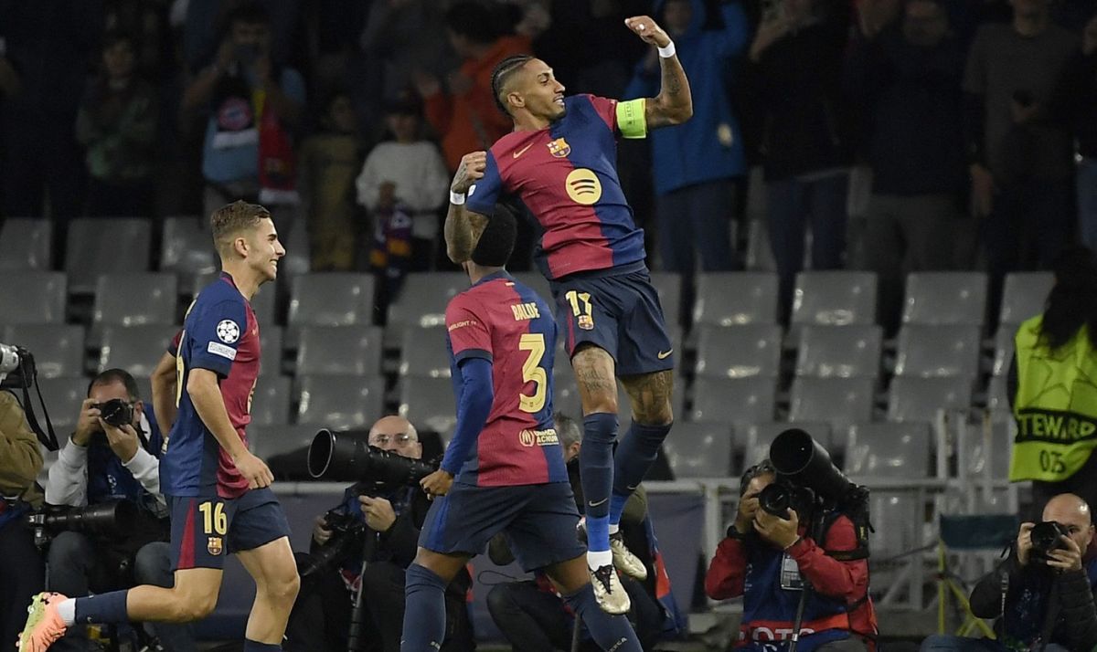 Raphinha, hat-trick de senzaţie în Barcelona – Bayern! Primul gol l-a marcat după numai 58 de secunde!