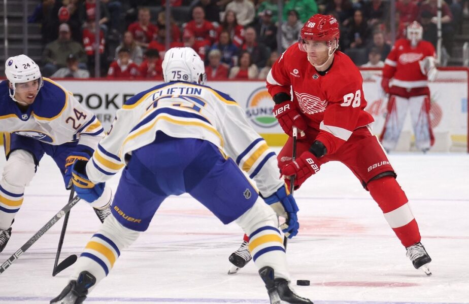 Detroit Red Wings – Buffalo Sabres 3-5, în AntenaPLAY. A treia victorie consecutivă pentru gazde, în NHL