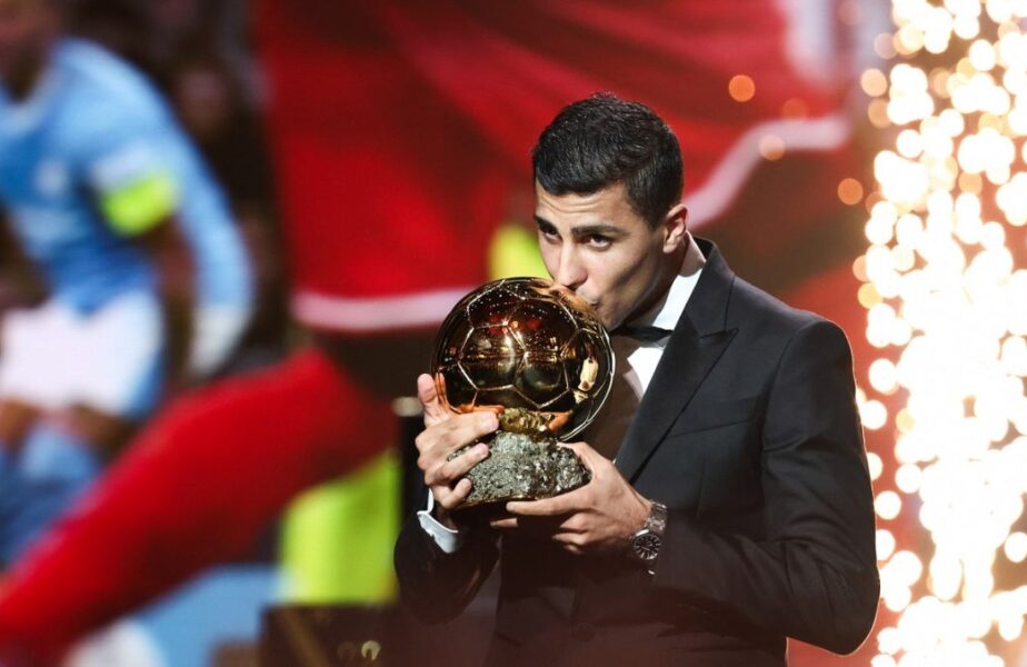 Rodri a câştigat Balonul de Aur 2024! Prima reacţie a spaniolului după ce a primit trofeul: „O seară magică pentru mine”