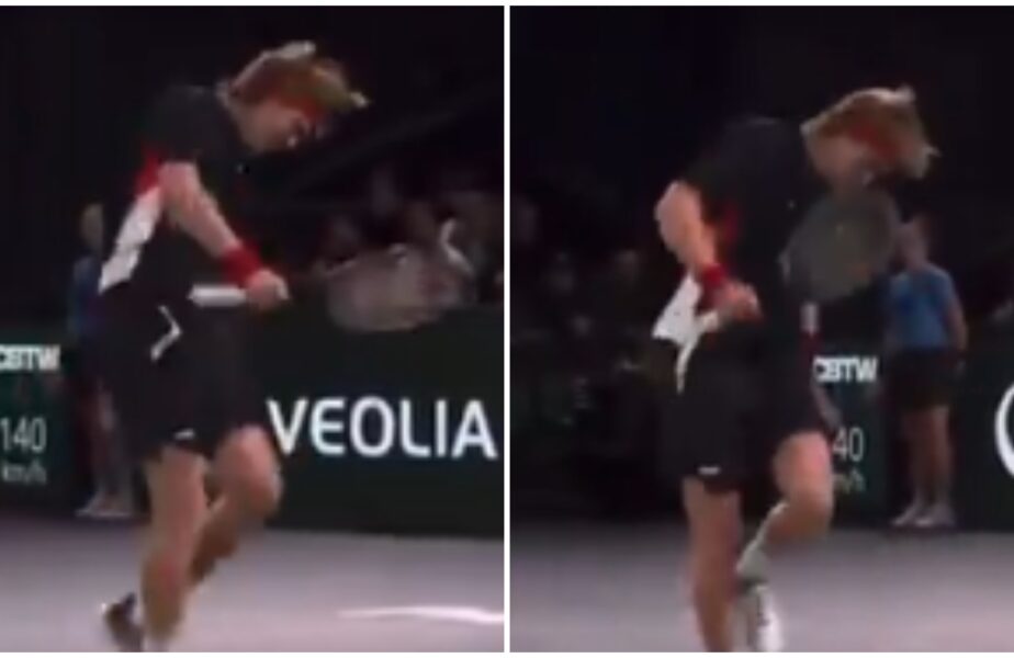 Andrey Rublev s-a prăbuşit emoţional la Paris: „Taci naibii din gură!” S-a lovit cu racheta până i-a dat sângele