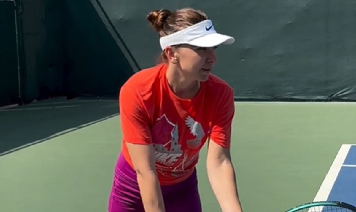 Simona Halep se antrenează intens pentru următorul turneu