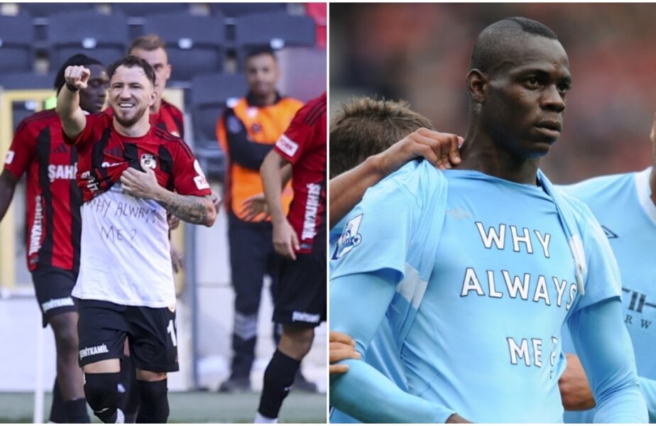 Deian Sorescu a marcat pentru Gaziantep şi l-a imitat pe Mario Balotelli: „Why always me?”