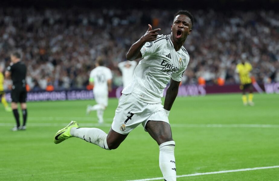 Real Madrid – Borussia Dortmund 5-2! Vinicius, hat-trick de excepţie! Remontada fantastică a campioanei Europei