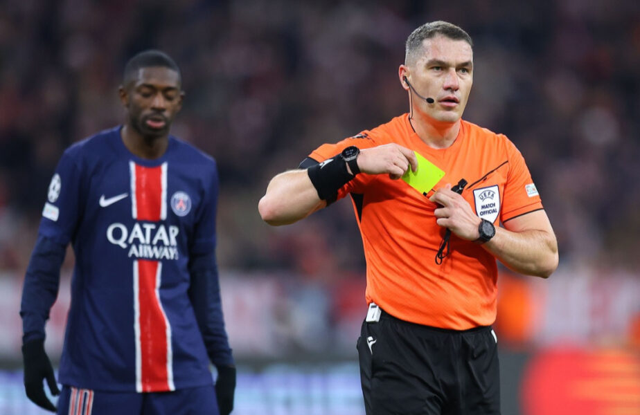 Ce au scris francezii după prestaţia lui Istvan Kovacs în Bayern – PSG 1-0. Arbitrul român, „specialist în cartonaşe”