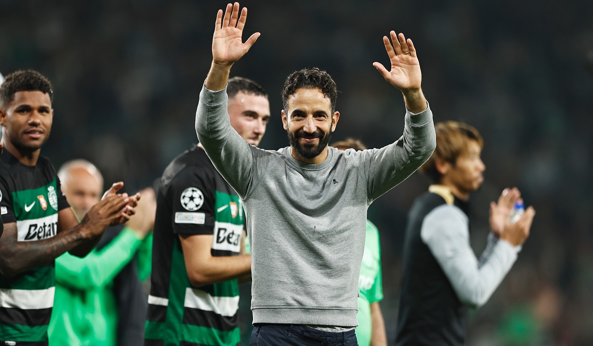 Ruben Amorim, după victoria lui Sporting, cu Manchester City, din UEFA Champions League.