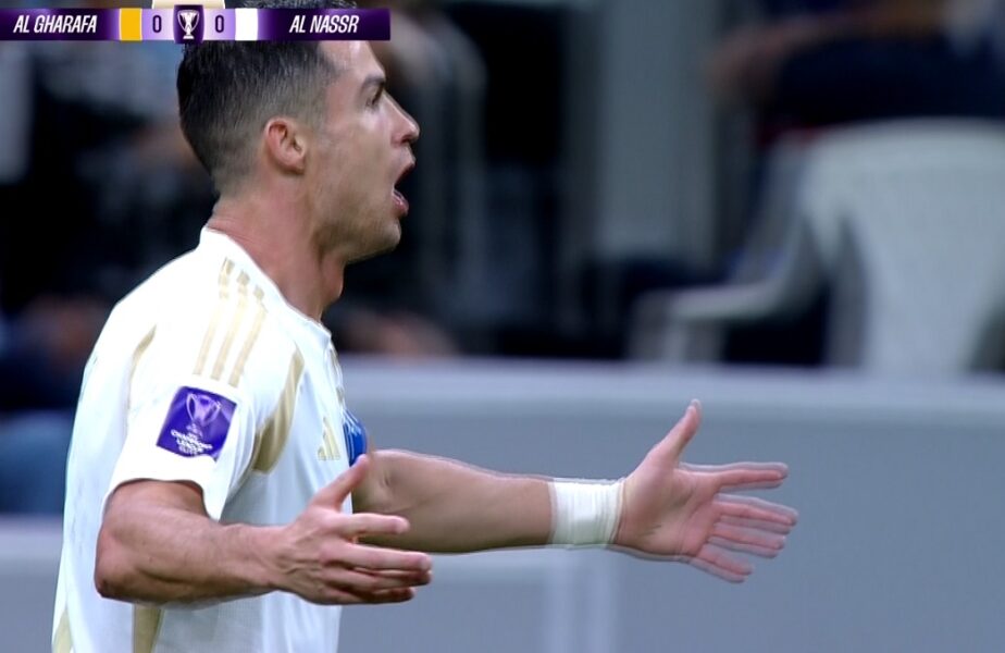 Cristiano Ronaldo l-a certat pe arbitru că nu i-a dat penalty în meciul cu echipa lui Florinel Coman. Penalty anulat cu VAR pentru Al Nassr