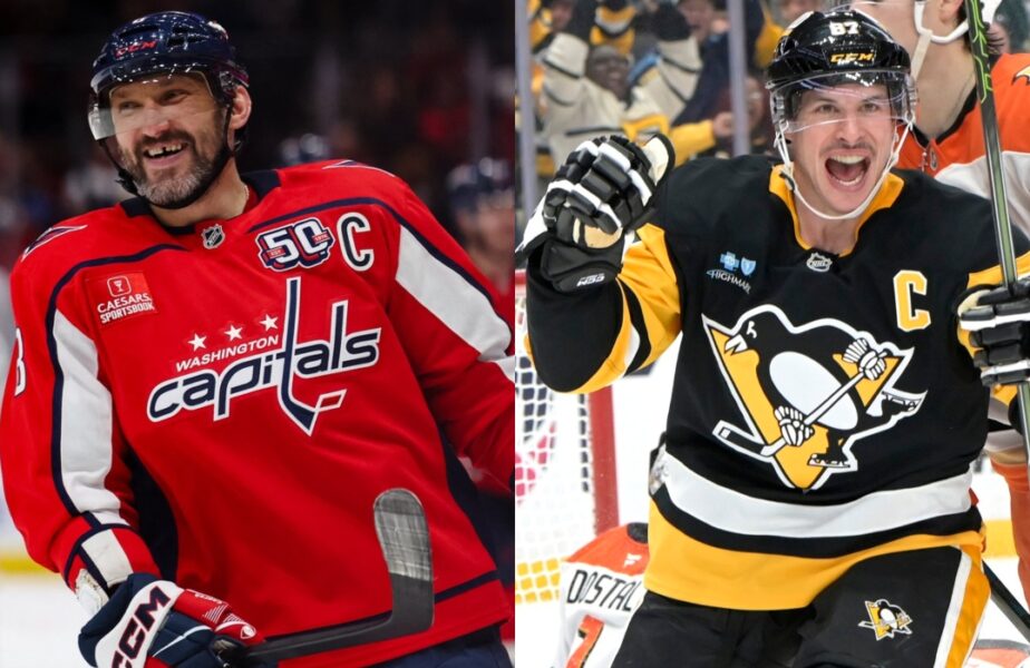 Alex Ovechkin şi Sidney Crosby au făcut show în NHL! Duble pentru cei doi veterani în victoriile lui Capitals şi Penguins