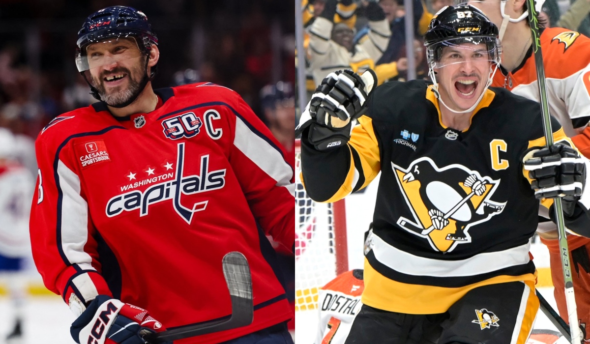 Alex Ovechkin şi Sidney Crosby au făcut show în NHL! Duble pentru cei doi veterani în victoriile lui Capitals şi Penguins