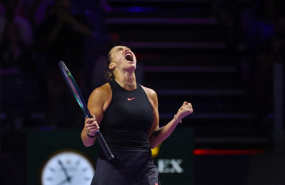 Aryna Sabalenka, prima semifinalistă de la Turneul Campioanelor! Emoţii pentru numărul 1 WTA pe final de meci