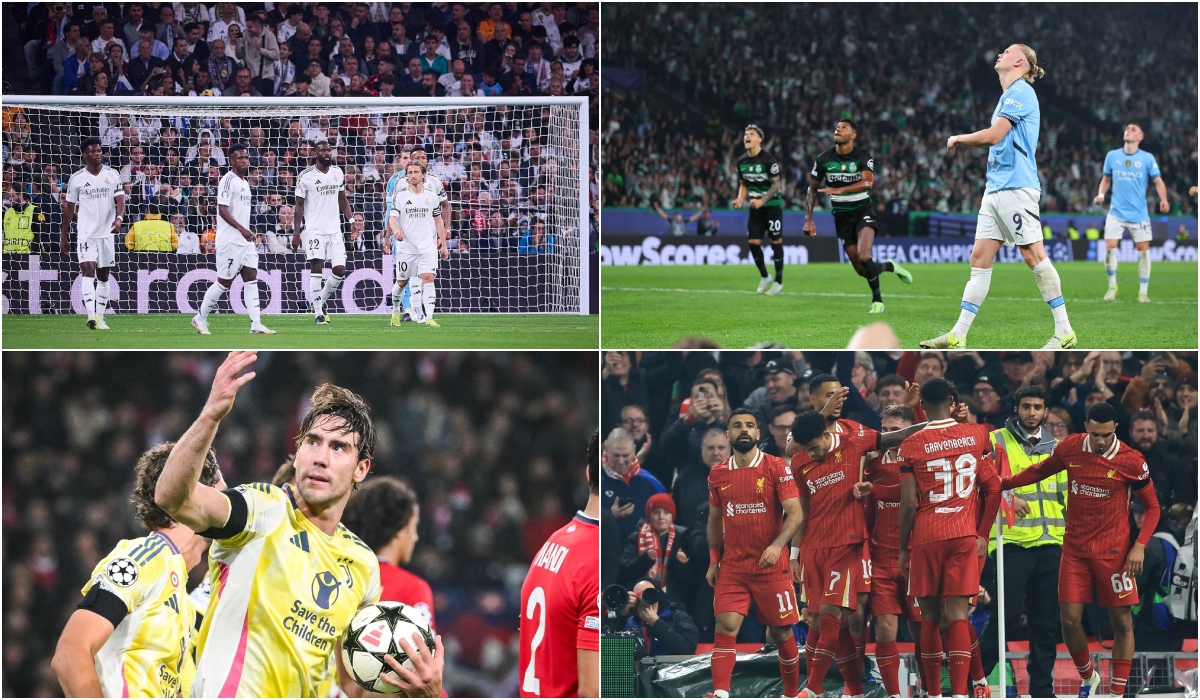 Real Madrid, distrusă de Milan pe Bernabeu. City, umilită de Sporting, iar Liverpool a pulverizat-o pe Leverkusen. Rezultatele