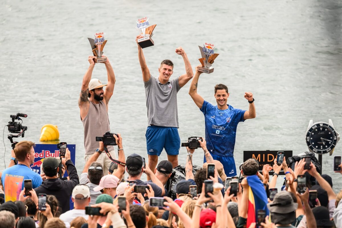 Constantin Popovici, vicecampion în Seria Mondială Red Bull Cliff Diving