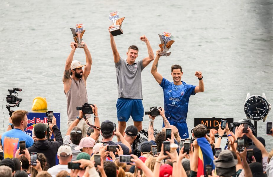 Constantin Popovici, vicecampion în Seria Mondială Red Bull Cliff Diving