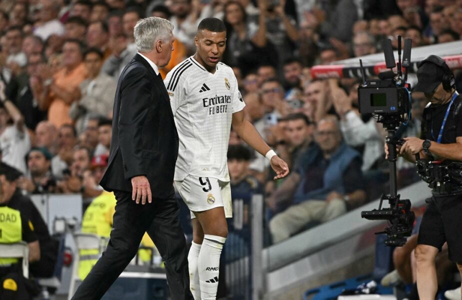 Carlo Ancelotti l-a apărat pe Kylian Mbappe după ce francezul nu a fost convocat la naţională! Care e starea atacantului lui Real