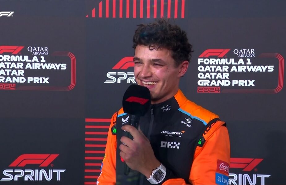 Lando Norris, reacţie savuroasă după ce l-a lăsat pe Oscar Piastri să câştige sprintul din Qatar! Ce mesaj i-au transmis cei de la McLaren