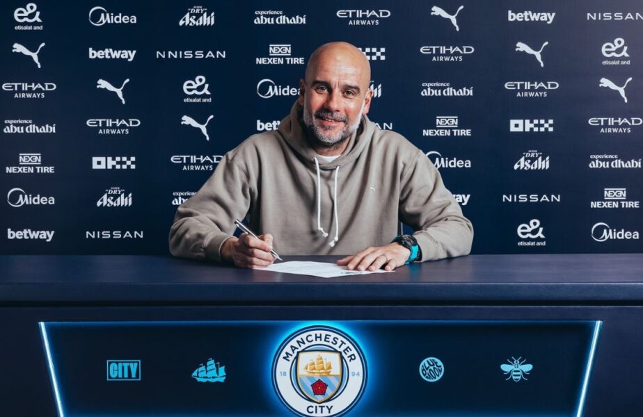 OFICIAL | Pep Guardiola şi-a prelungit contractul cu Manchester City! Prima reacţie a antrenorului