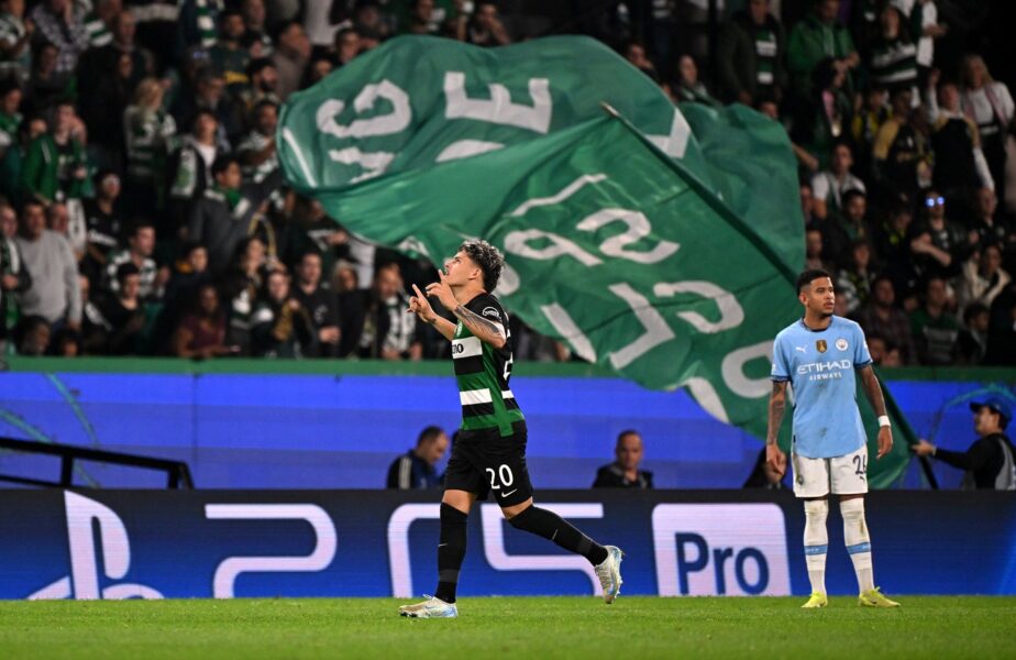 Sporting a „năucit-o” pe Manchester City din 8 pase în 20 de secunde. Gol fabulos marcat de echipa lui Ruben Amorim