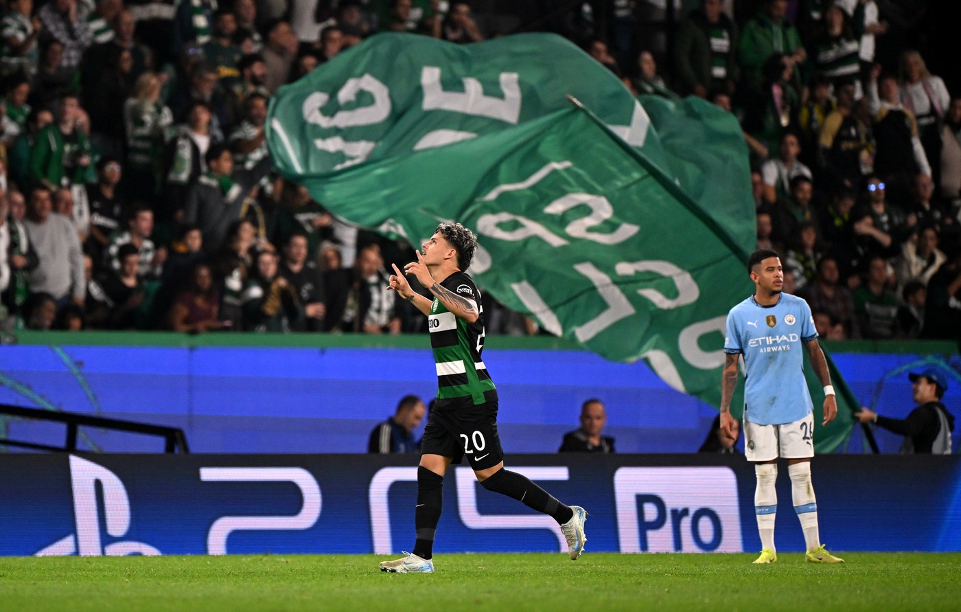 Sporting a „năucit-o” pe Manchester City din 8 pase în 20 de secunde. Gol fabulos marcat de echipa lui Ruben Amorim