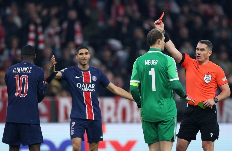 Istvan Kovacs a arbitrat Bayern – PSG 1-0. Haaland, „dublă” în meciul incredibil Manchester City – Feyenoord 3-3. Lewandowski a scris istorie. Toate rezultatele