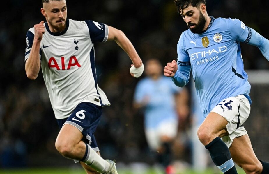 Nota primită de Radu Drăguşin, după şocul din Manchester City – Tottenham 0-4. Halaand, invizibil lângă român