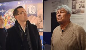 Răzvan Burleanu şi Mircea Lucescu au vizitat Academia Hagi: „Trebuie să fie foarte emoţionant pentru fiecare tânăr jucător”