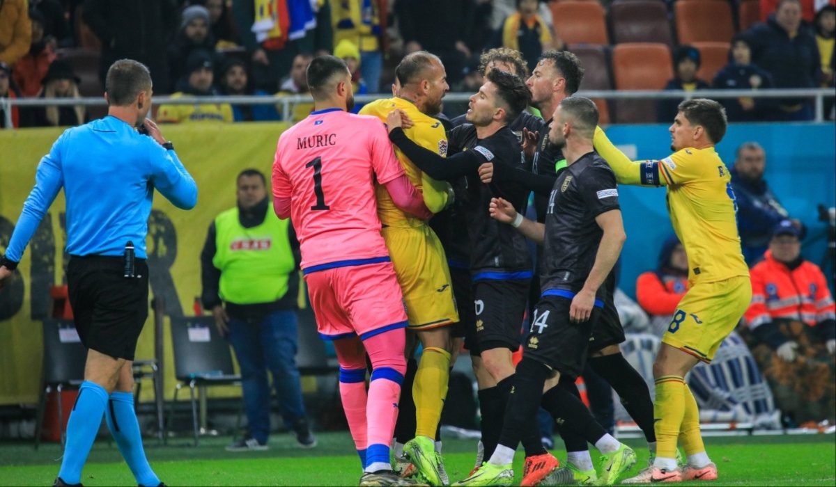 Decizia luată de UEFA după ce România – Kosovo a fost abandonat