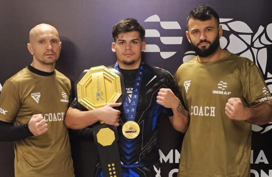 Ștefan Lobodă, românul de aur din MMA! A ieșit campion mondial după 3 victorii spectaculoase