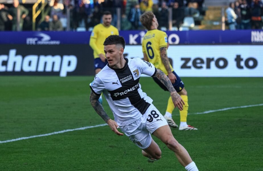 Dennis Man are o cotă de piață uriașă! Cât a ajuns să valoreze românul care face spectacol la Parma, în Serie A