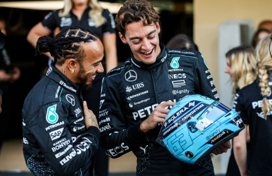 „M-am uitat la el” George Russell, verdict despre Lewis Hamilton după ce a plecat de la Mercedes. Ce a spus despre idolul său din copilărie