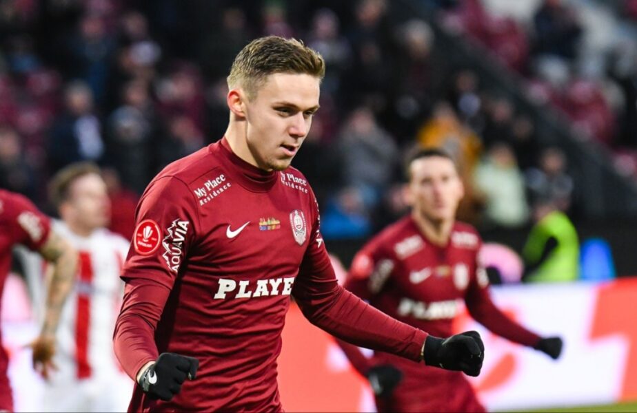 „Lumea mă vede arogant” Cum s-a apărat Louis Munteanu, după ce a primit critici dure. Mesajul atacantului de la CFR Cluj