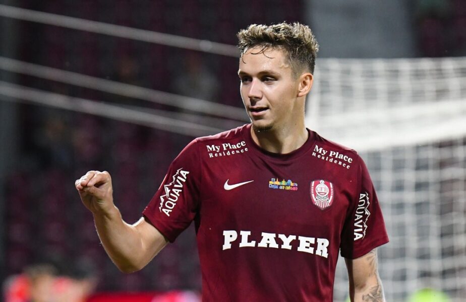 Louis Munteanu, gol la meciul 100 în Liga 1! A marcat în Unirea Slobozia – CFR Cluj